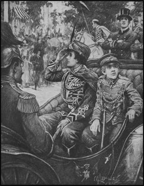"You must salute, too," he said to the Rat.